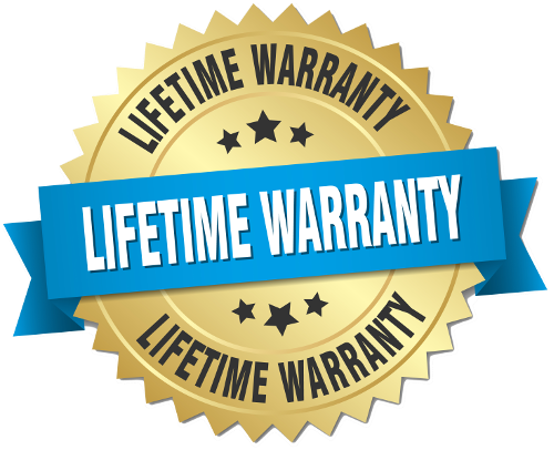 Lifetime Warranty badge