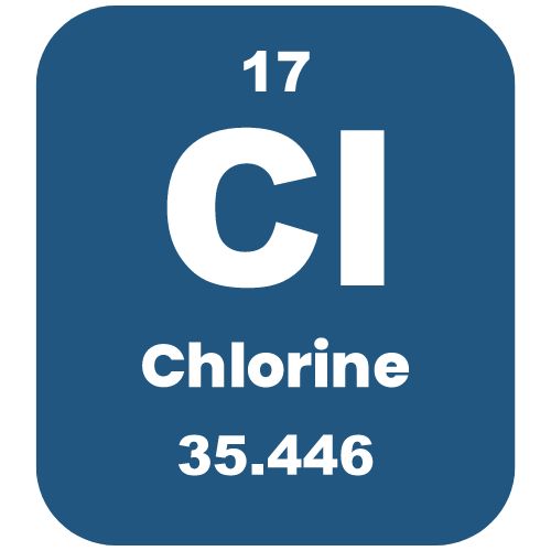 Chlorine is used to kill bacteria in water